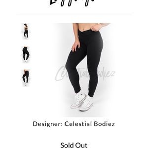 V-cut lunar leggings black size small SOLD OUT